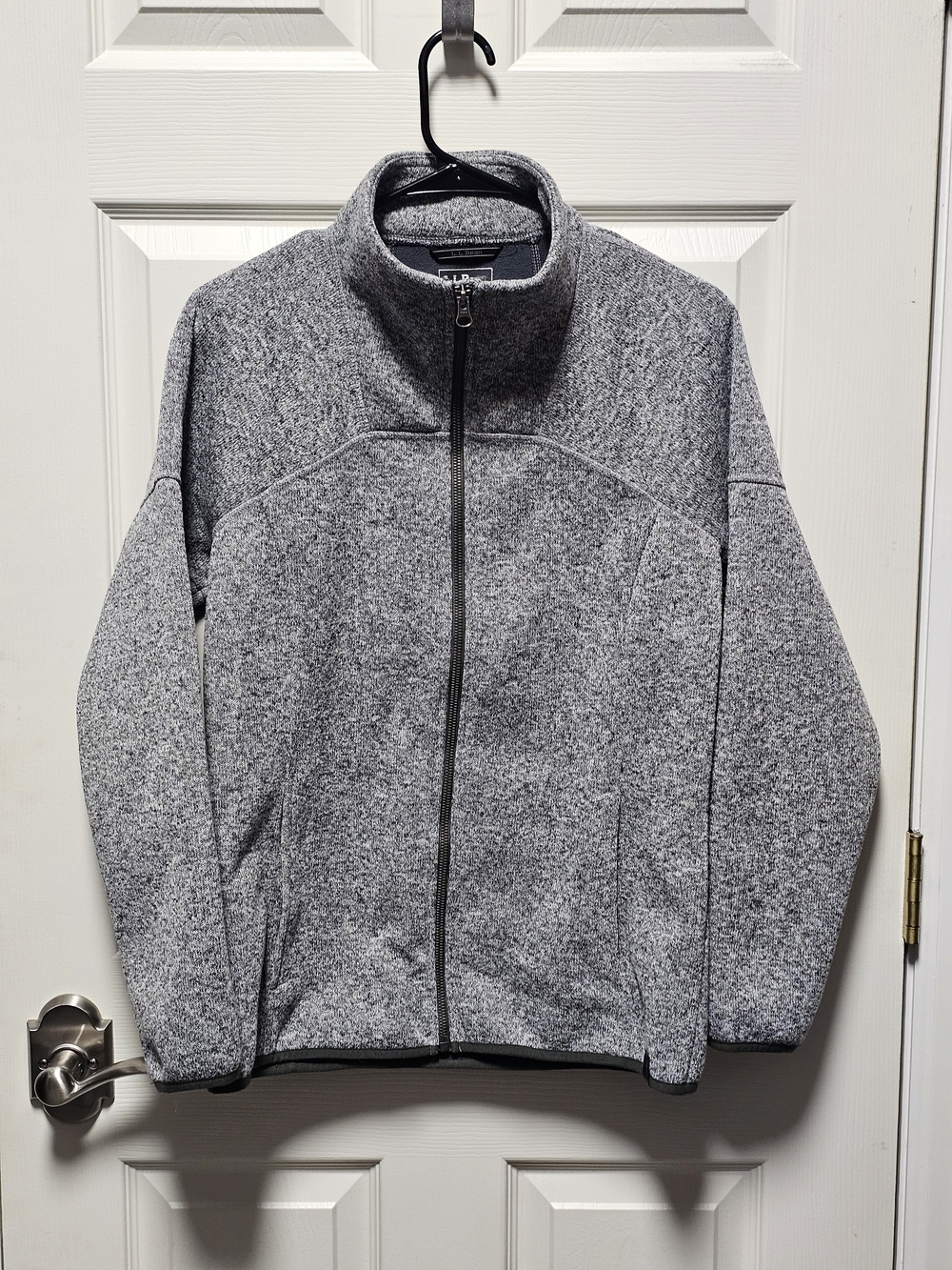 LL Bean Women's Windproof Lined Sweater Fleece Jacket - Size Small EUC